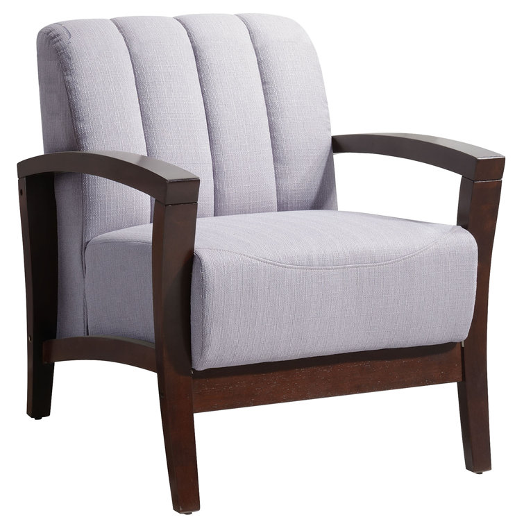 Ebern Designs Lahziri 27.5'' Wide Linen Armchair & Reviews Wayfair